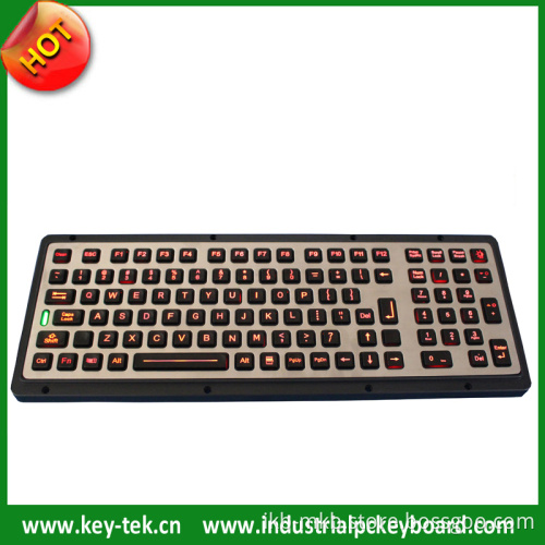 IP65 Vandal Proof Industrial Keyboard with Backlight